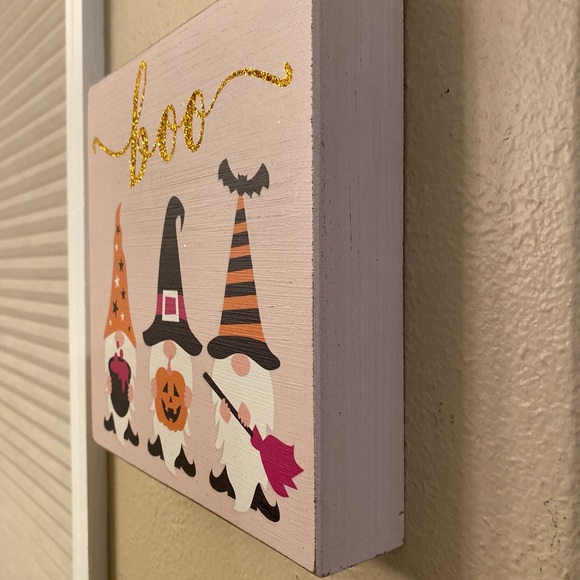 Halloween Gnome Sign, Halloween Witch Gnome Wood Sign, Halloween Gnome Decor - Picture 16 of 16